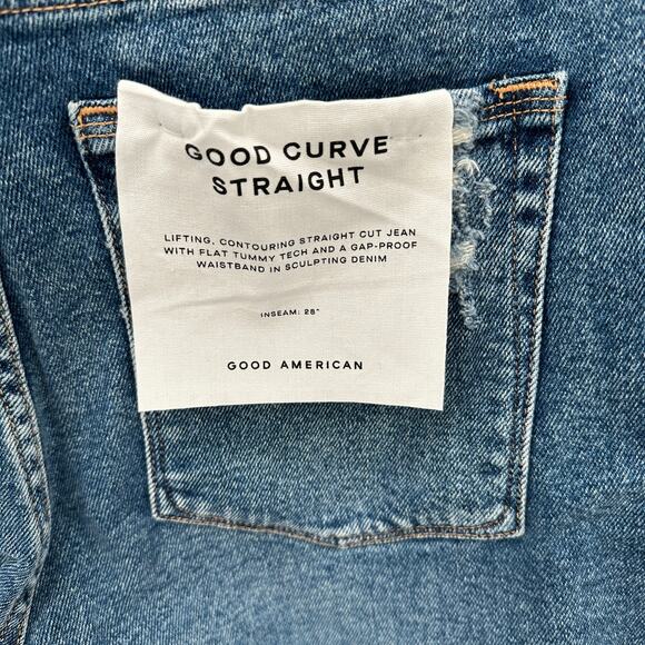 GOOD AMERICAN NWT Good Curve Straight in Blue312 // 16 - Picture 12 of 14